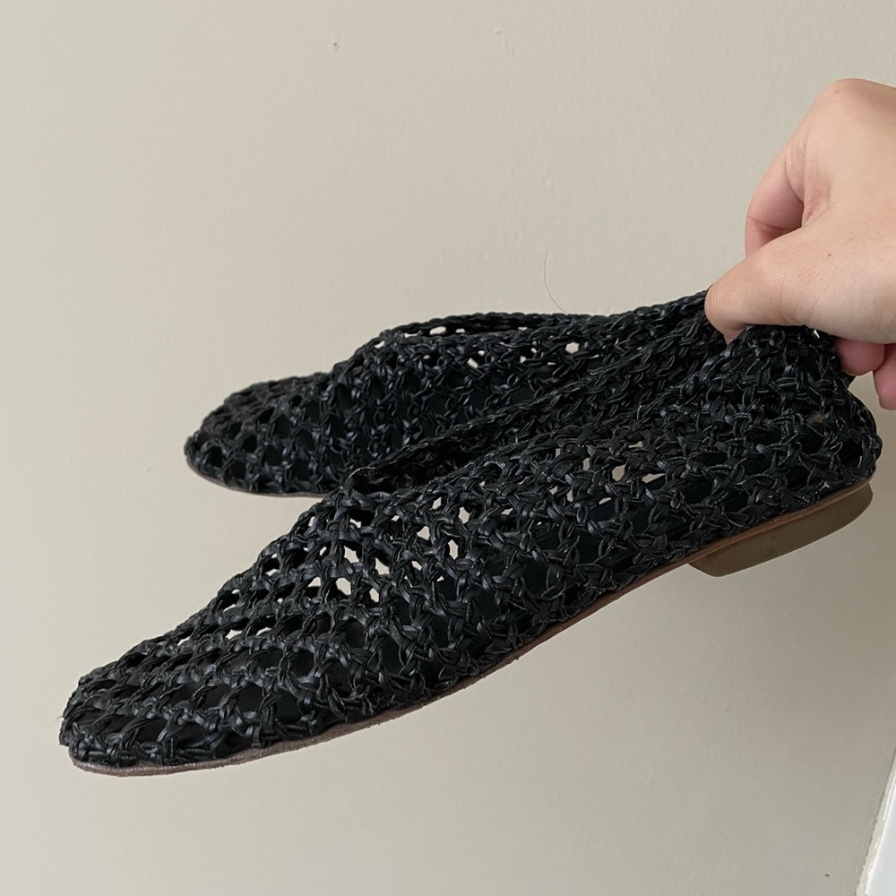 COS leather flats
